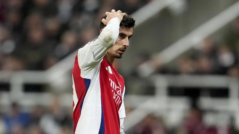 O importante avançado-centro do Arsenal, Kai Havertz, declarou o final da temporada